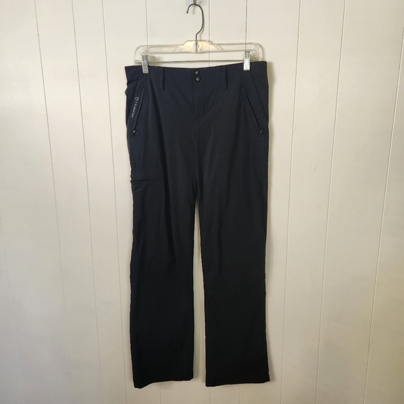 Merrell Selectwick Womens Black Hiking Pants Mid Rise Stretch Straight Size 8 - Picture 1 of 9